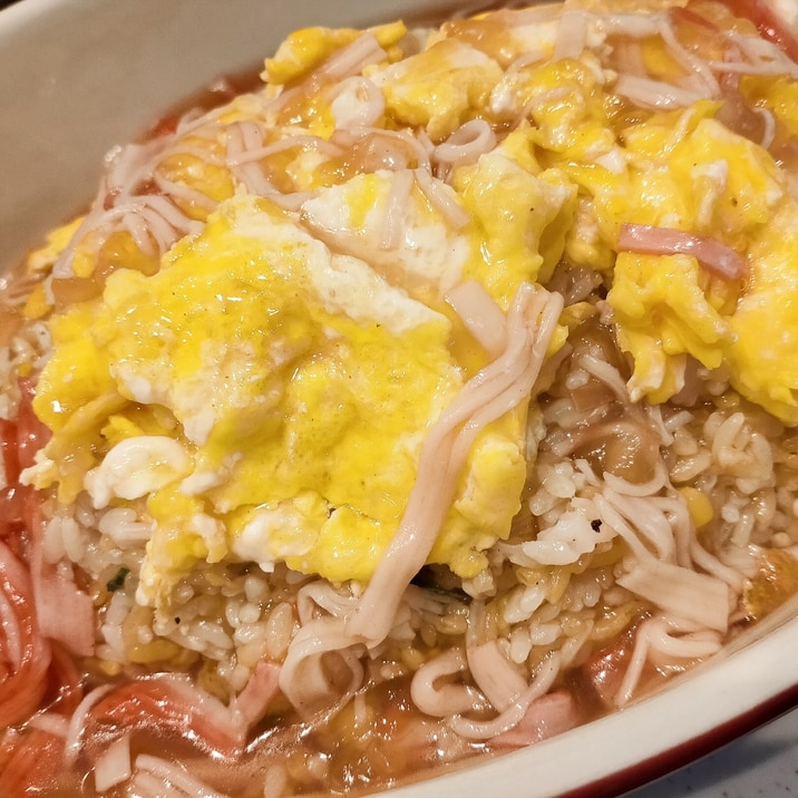 冷凍チャーハンで 簡単 天津飯 レシピ 作り方 By ふもふもたろう 楽天レシピ 冷凍チャーハンで 簡単 天津飯 レシピ 作り方 By ふもふもたろう 楽天レシピ